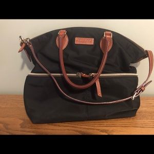 Black Dooney & Bourke purse with leather trim